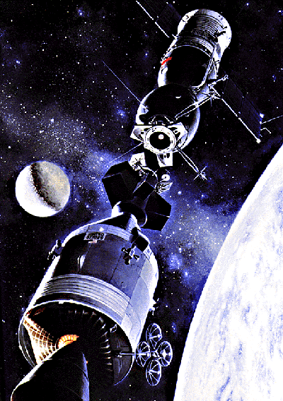 Apollo and Soyuz Docking